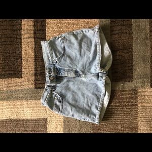 authentic vintage high-waisted Lee jean shorts